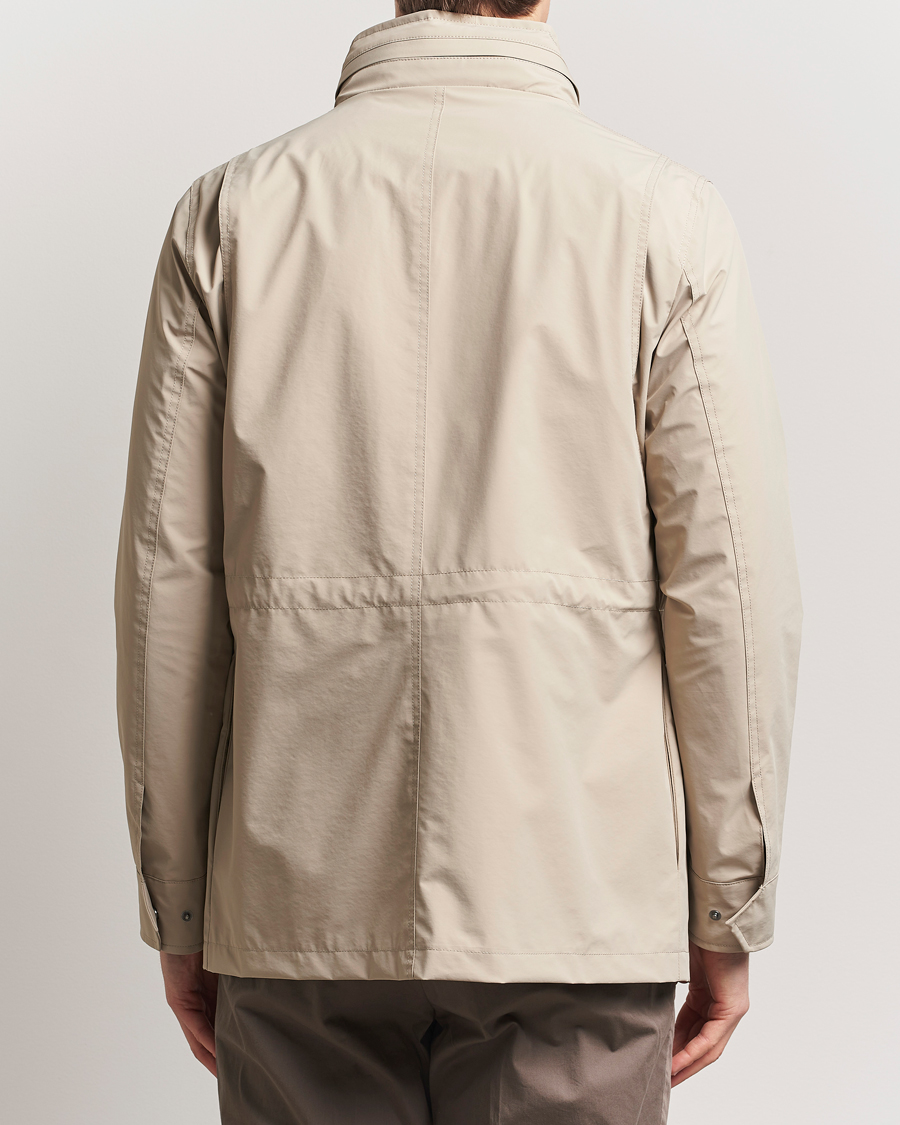 Men | Coats & Jackets | Oscar Jacobson | M65 Nylon Field Jacket Beige