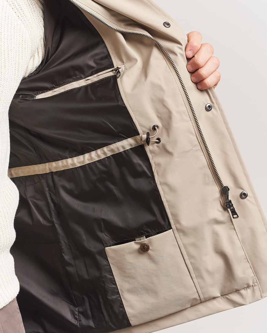 Men | Coats & Jackets | Oscar Jacobson | M65 Nylon Field Jacket Beige