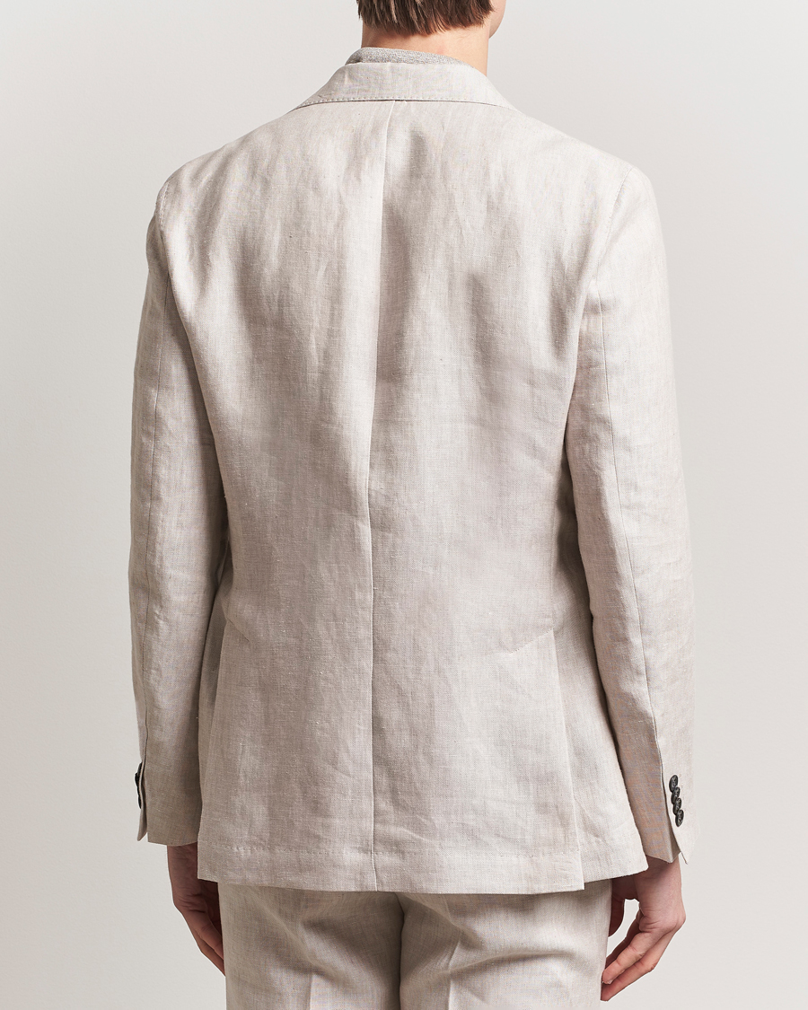 Men | Blazers | Oscar Jacobson | Ferry Soft Linen Blazer Off White