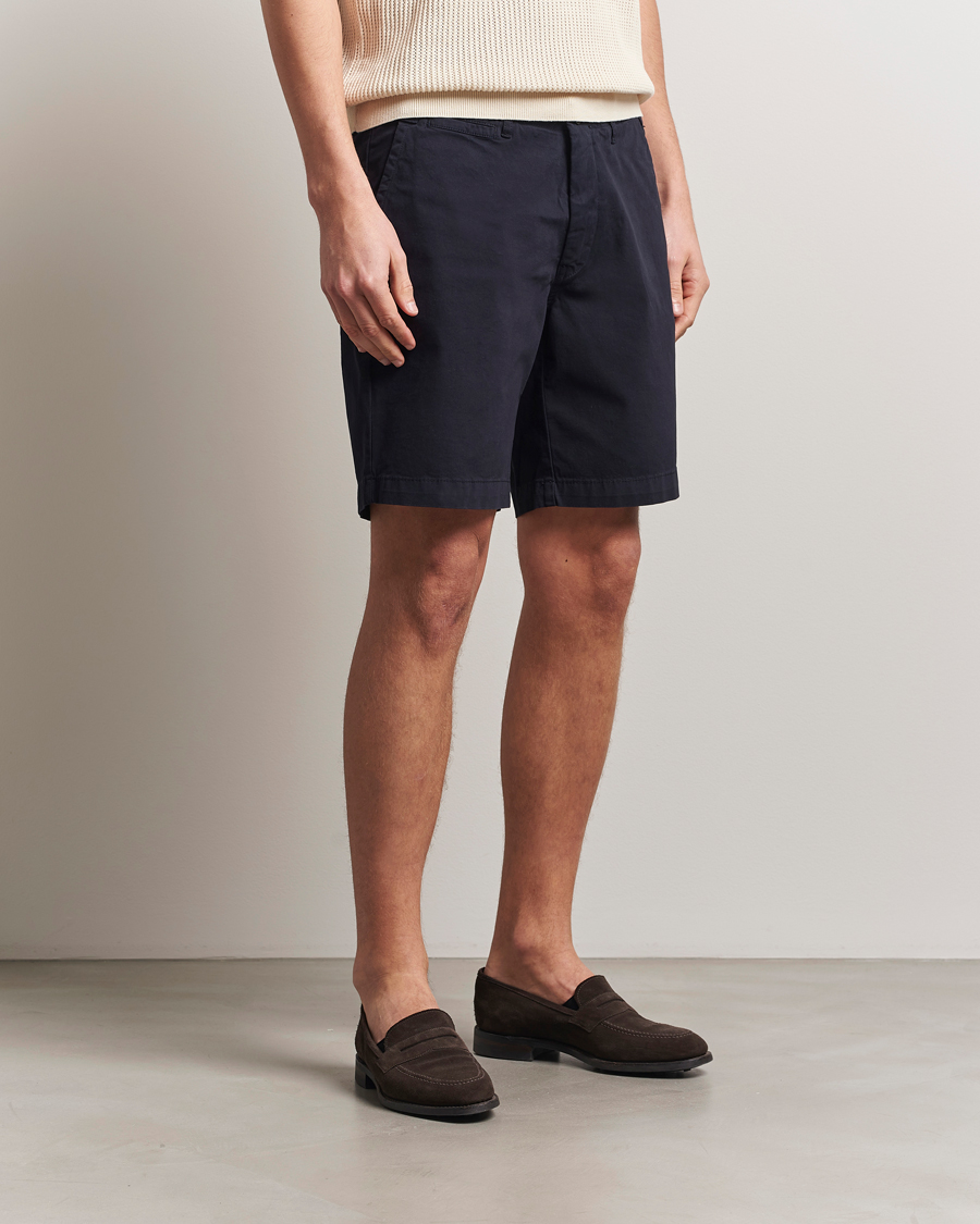 Men | Shorts | Oscar Jacobson | Poggio Cotton Shorts Navy