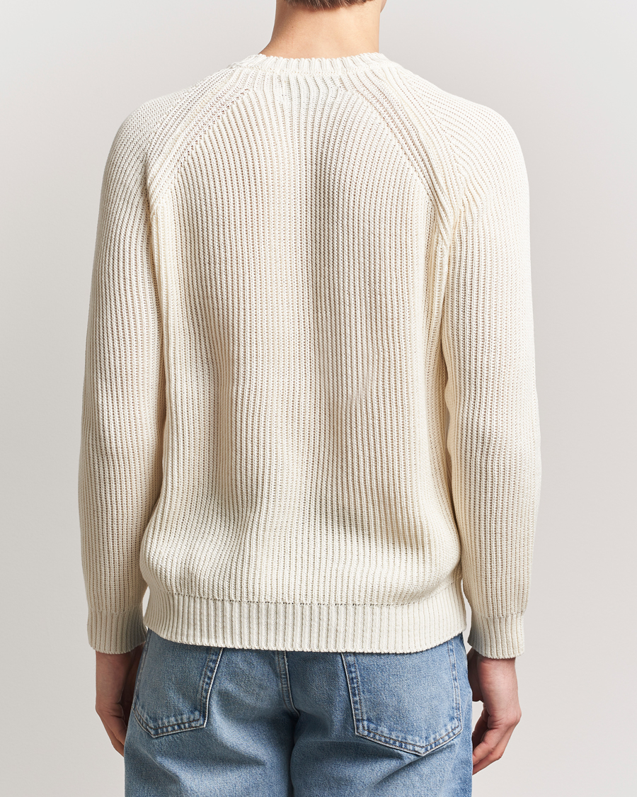 Men | Sweaters & Knitwear | Peregrine | Harry Organic Cotton Sweater White