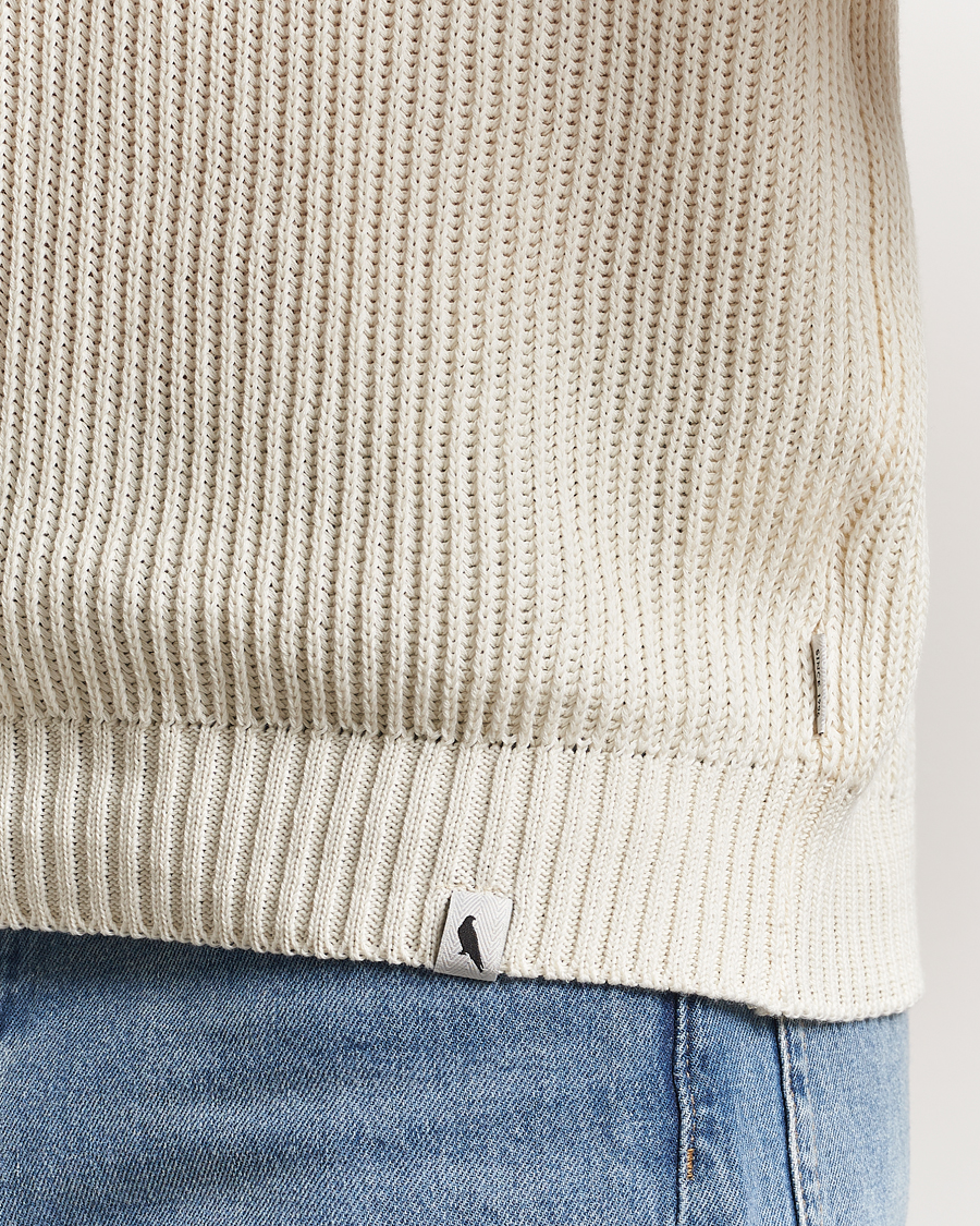 Men | Sweaters & Knitwear | Peregrine | Harry Organic Cotton Sweater White