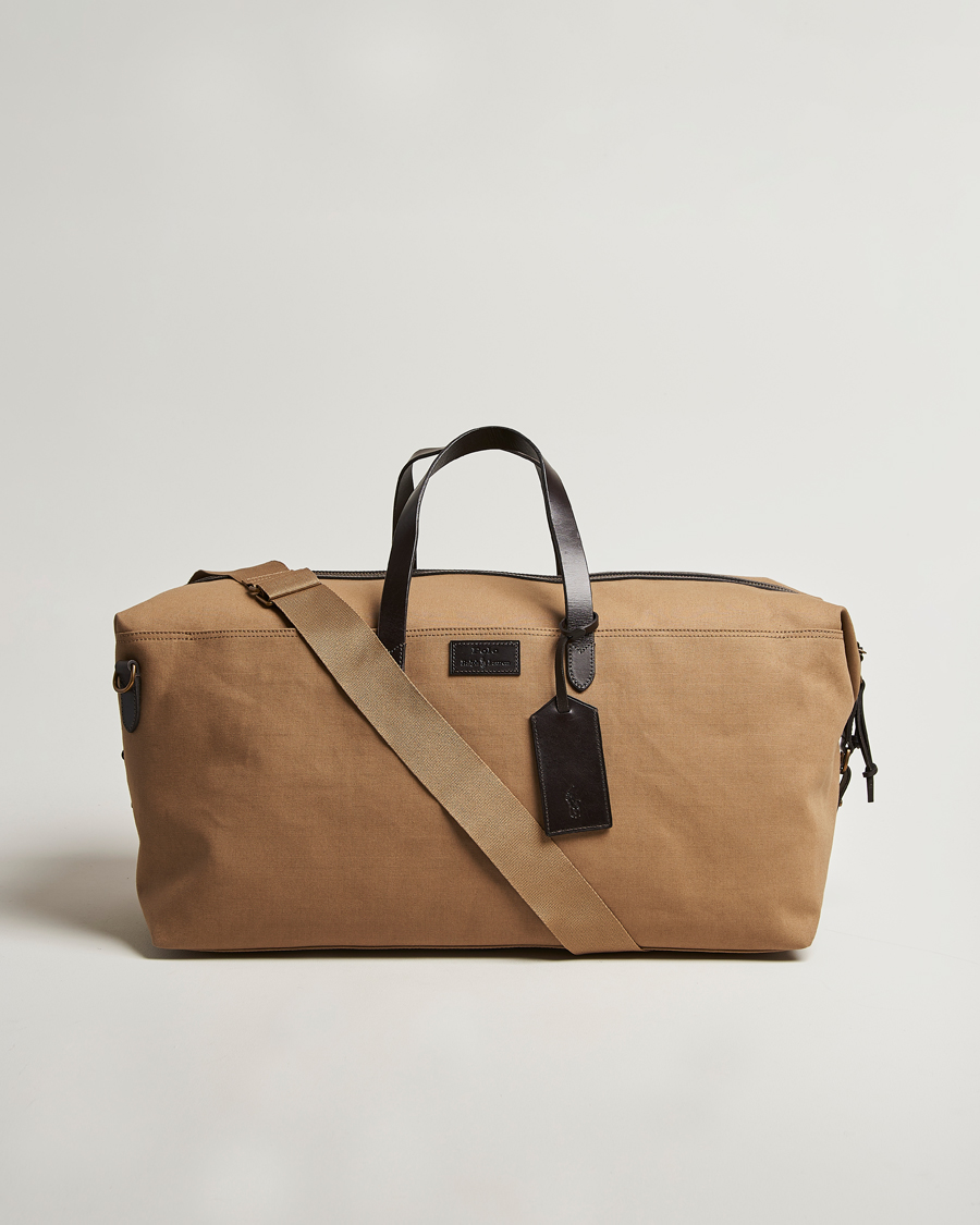 Men | Bags | Polo Ralph Lauren | Polo Ralph LaurenMedium Canvas Duffle BagKhaki/Brown