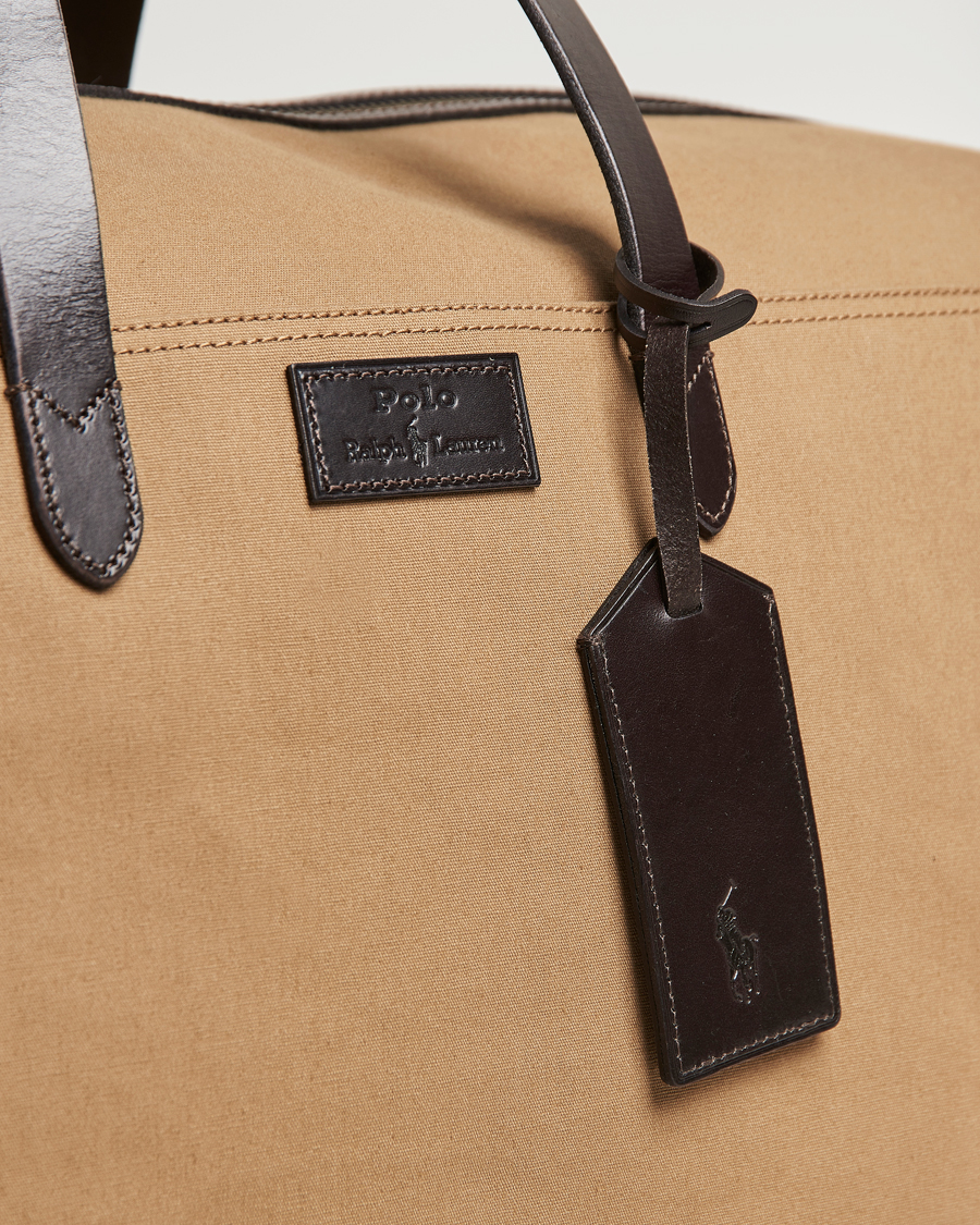Men | Bags | Polo Ralph Lauren | Medium Canvas Duffle Bag Khaki/Brown