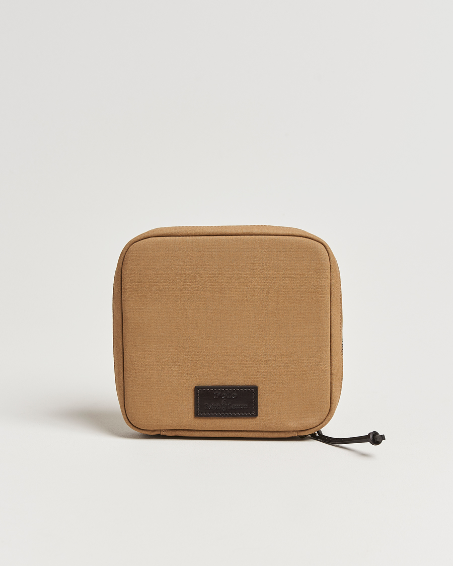 Men | Bags | Polo Ralph Lauren | Canvas/Leather Washbag Montana Khaki