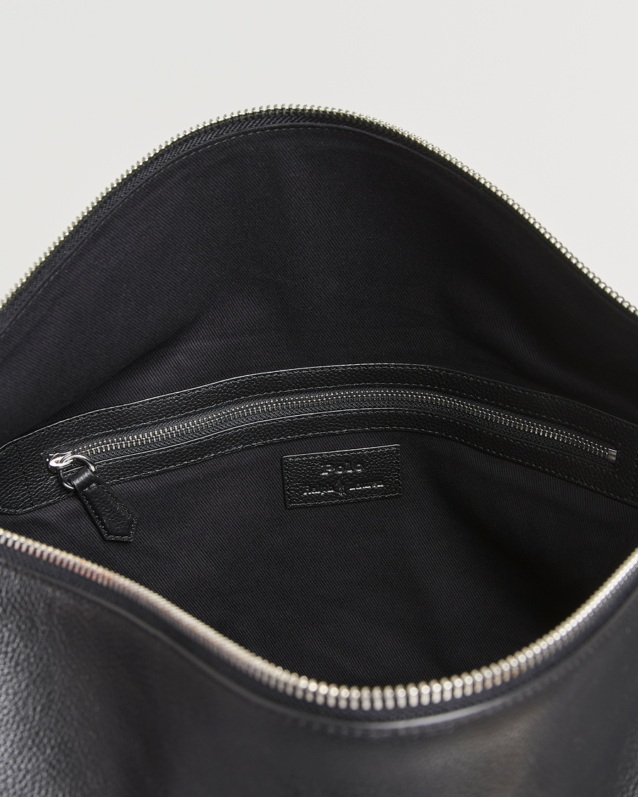 Men | Bags | Polo Ralph Lauren | Weekendbag Pebble Leather Black