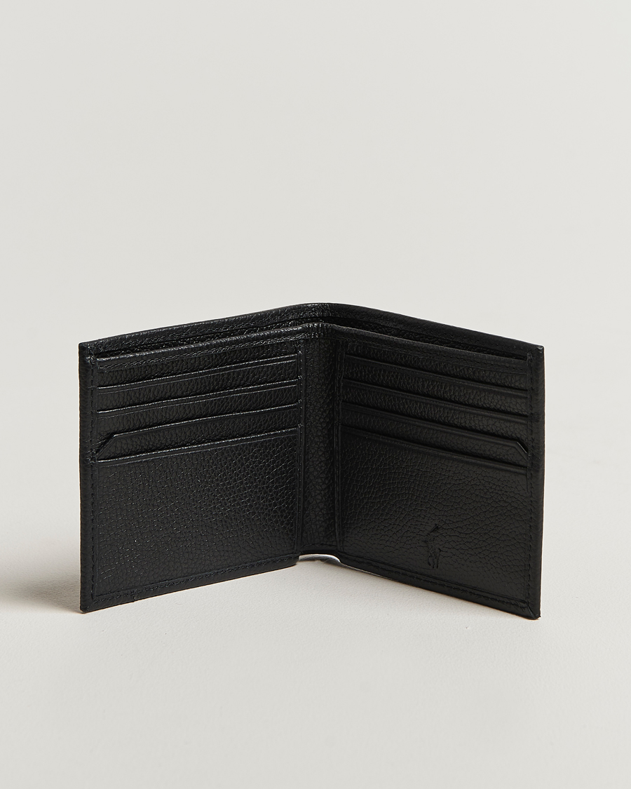 Men | Wallets | Polo Ralph Lauren | Wallet Pebble Leather Black