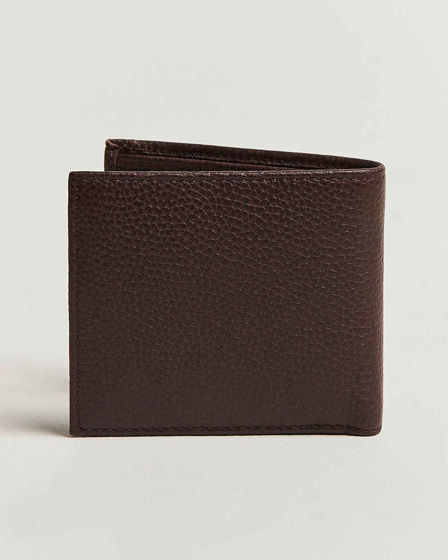Men | Wallets | Polo Ralph Lauren | Wallet Pebble Leather Dark Brown