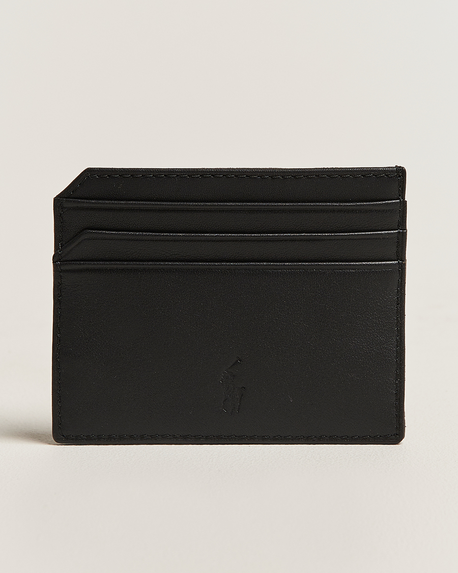 Men | Wallets | Polo Ralph Lauren | Polo Ralph LaurenCard Holder Smooth LeatherBlack