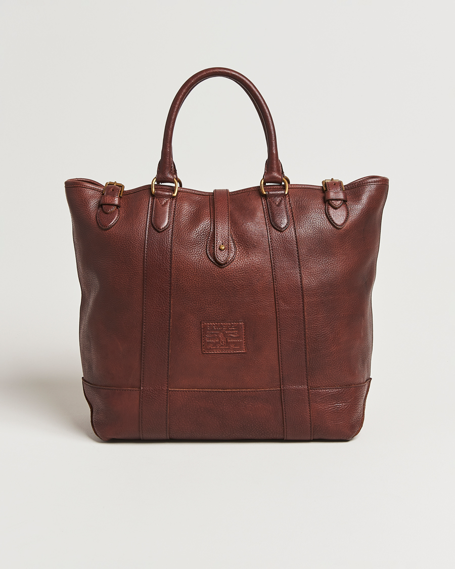 Men | Bags | Polo Ralph Lauren | Leather Tote Bag British Tan