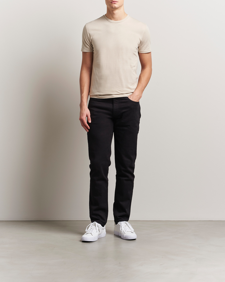 Men | T-Shirts | Polo Ralph Lauren | 3-Pack Crew Neck T-Shirt Black/Grey/Khaki