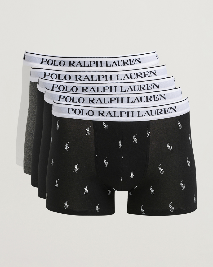 Men | Underwear & Socks | Polo Ralph Lauren | 5-Pack Trunk Multi