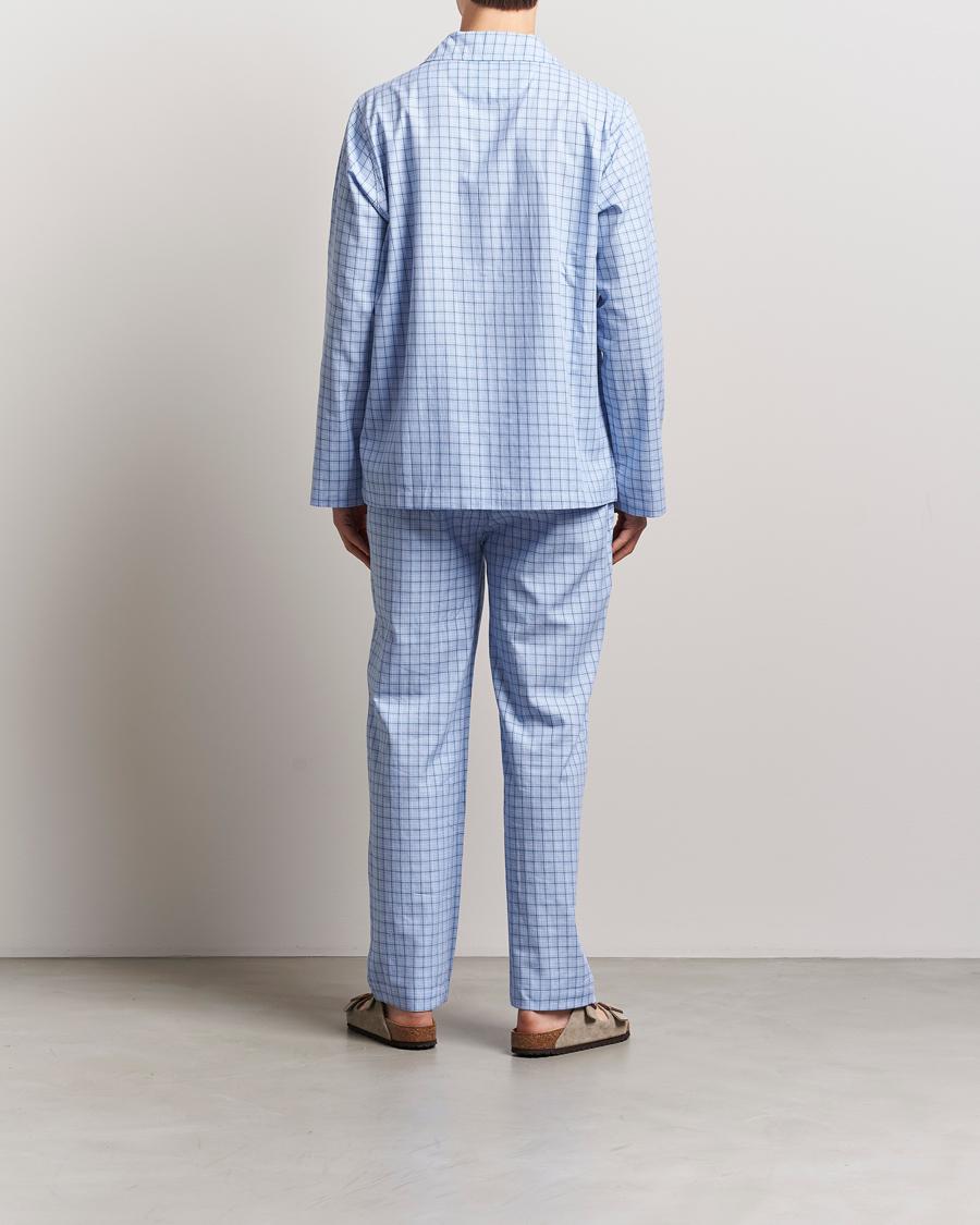 Men | Pyjamas & Robes | Polo Ralph Lauren | Cotton Checked Pyjama Set Blue