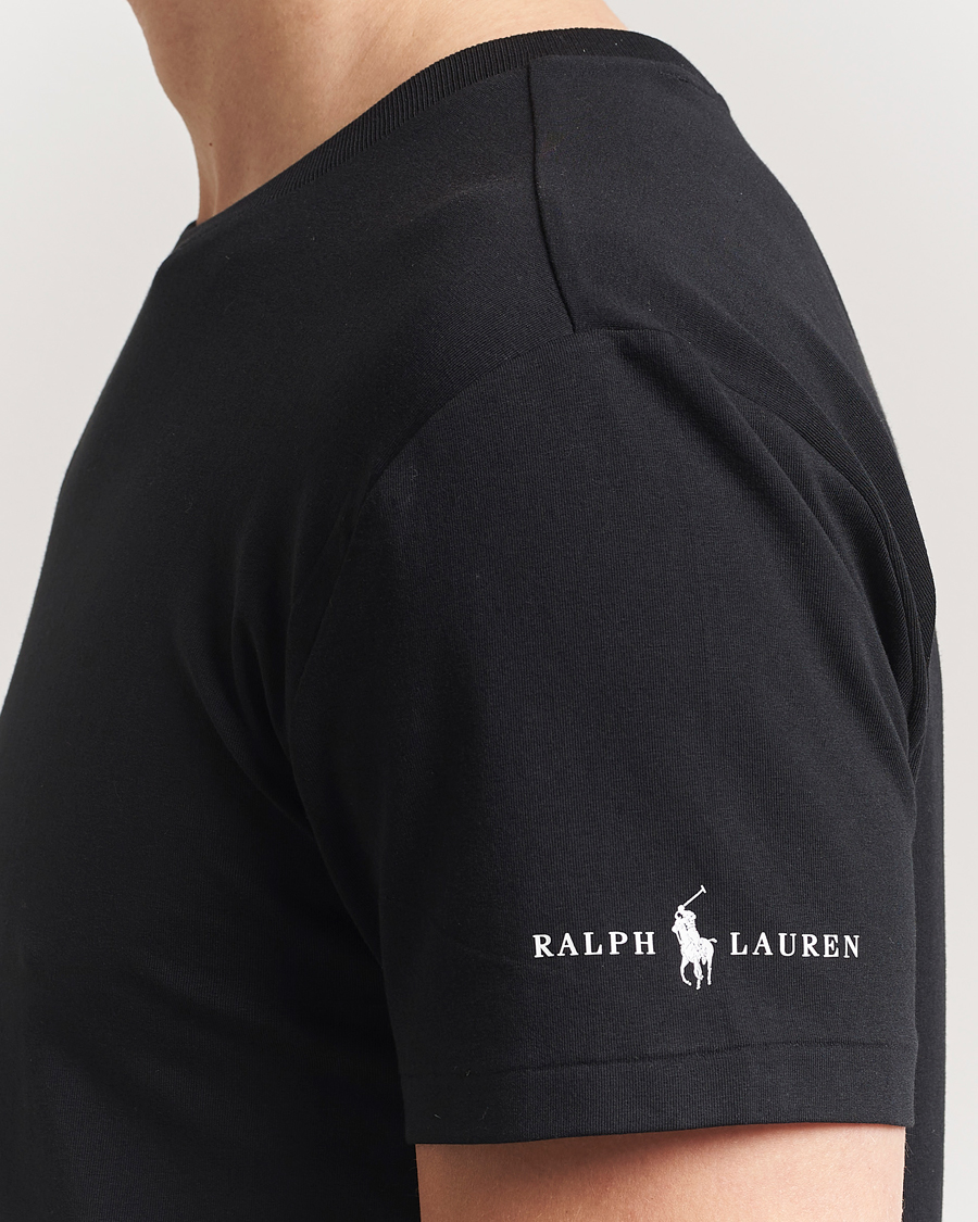 Men | T-Shirts | Polo Ralph Lauren | 3-Pack Crew Neck T-Shirt Black/Green/Grey
