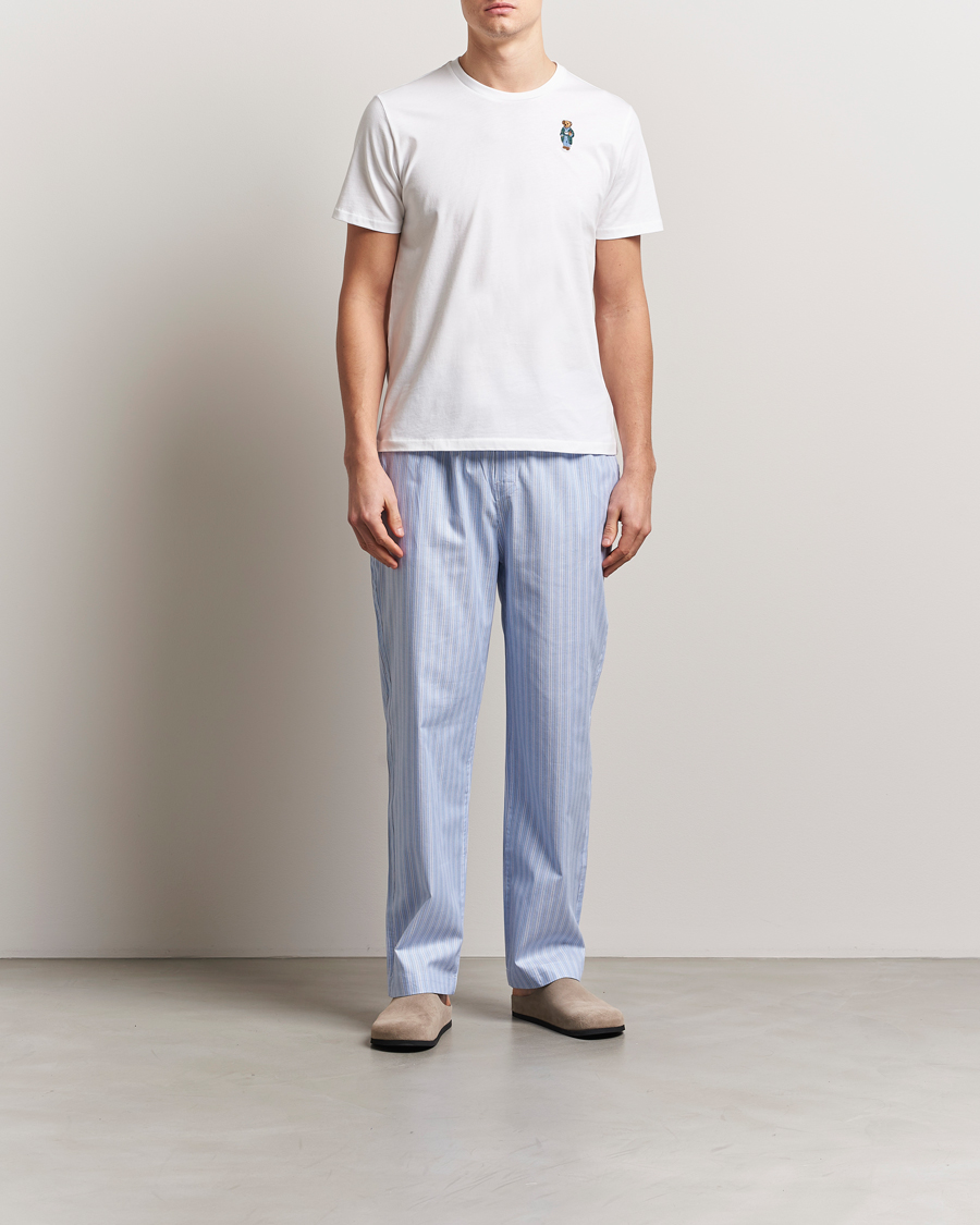 Men | Pyjamas & Robes | Polo Ralph Lauren | Cotton Pyjama Set Blue/White