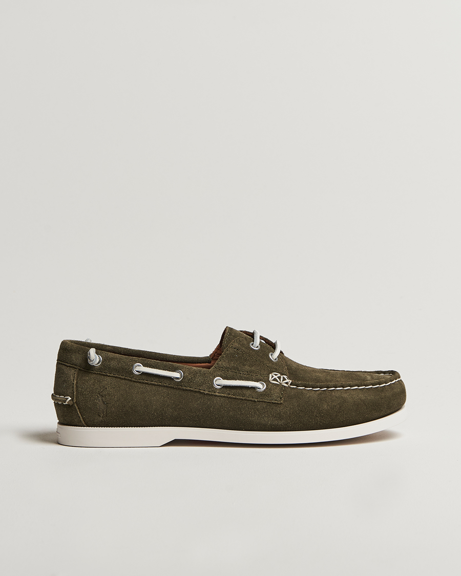 Men | Boat Shoes | Polo Ralph Lauren | Merton Suede Boatshoe Armadillo