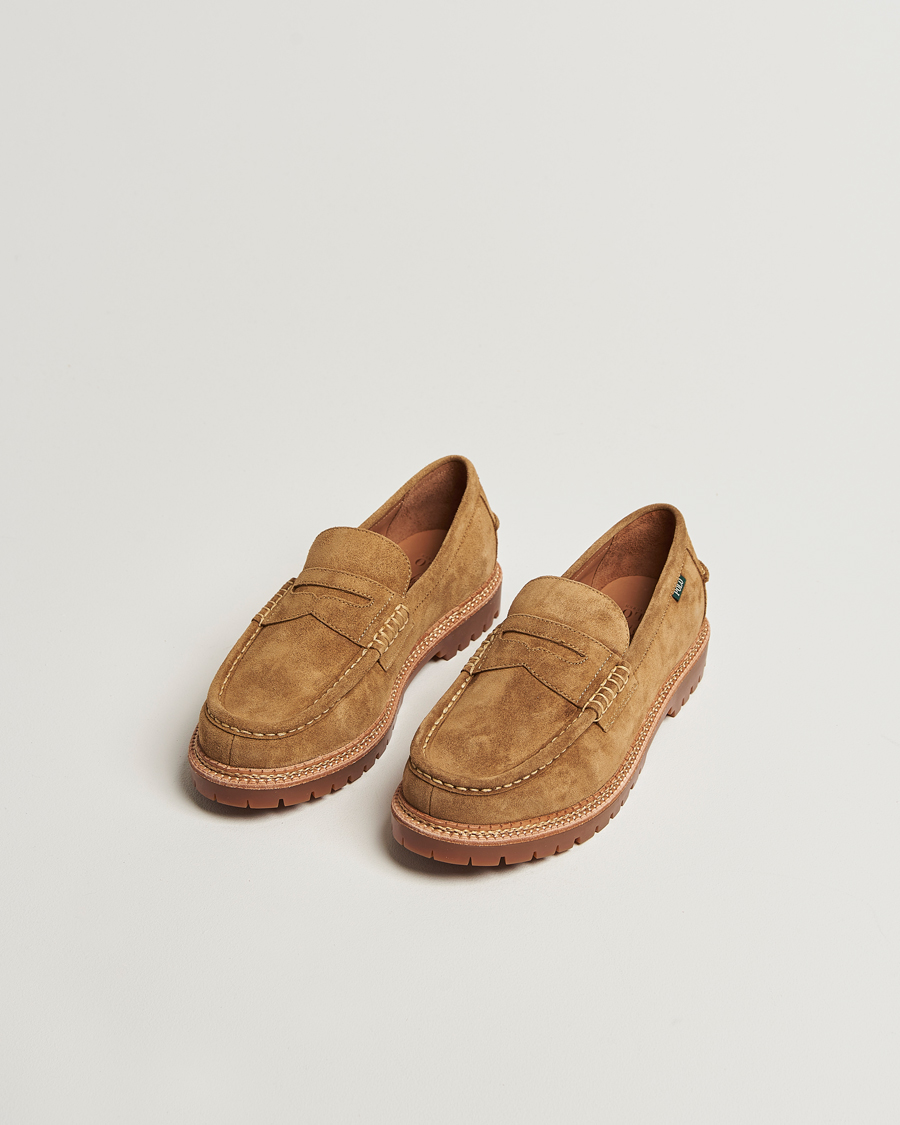 Men | Loafers | Polo Ralph Lauren | Jett Suede Penny Loafer Desert Tan