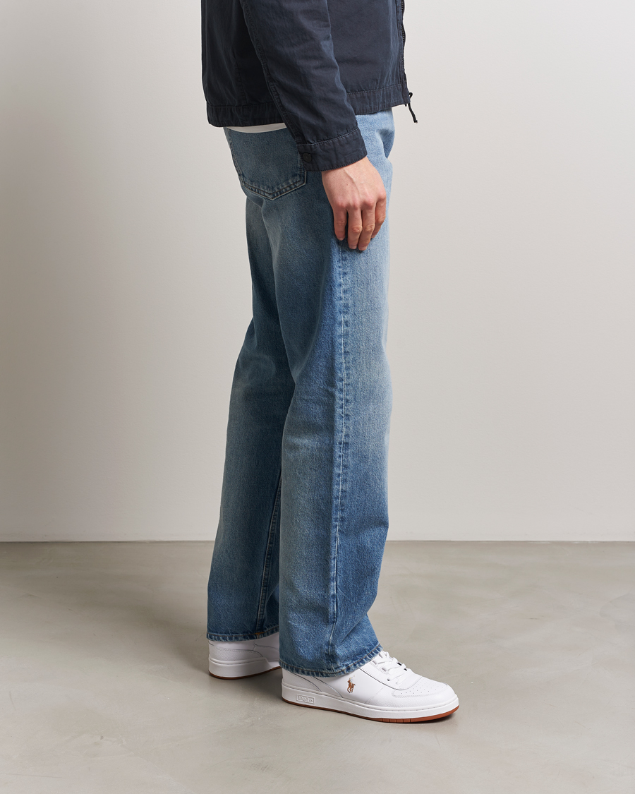 Men | Sneakers | Polo Ralph Lauren | CRT Leather Sneaker White/Navy