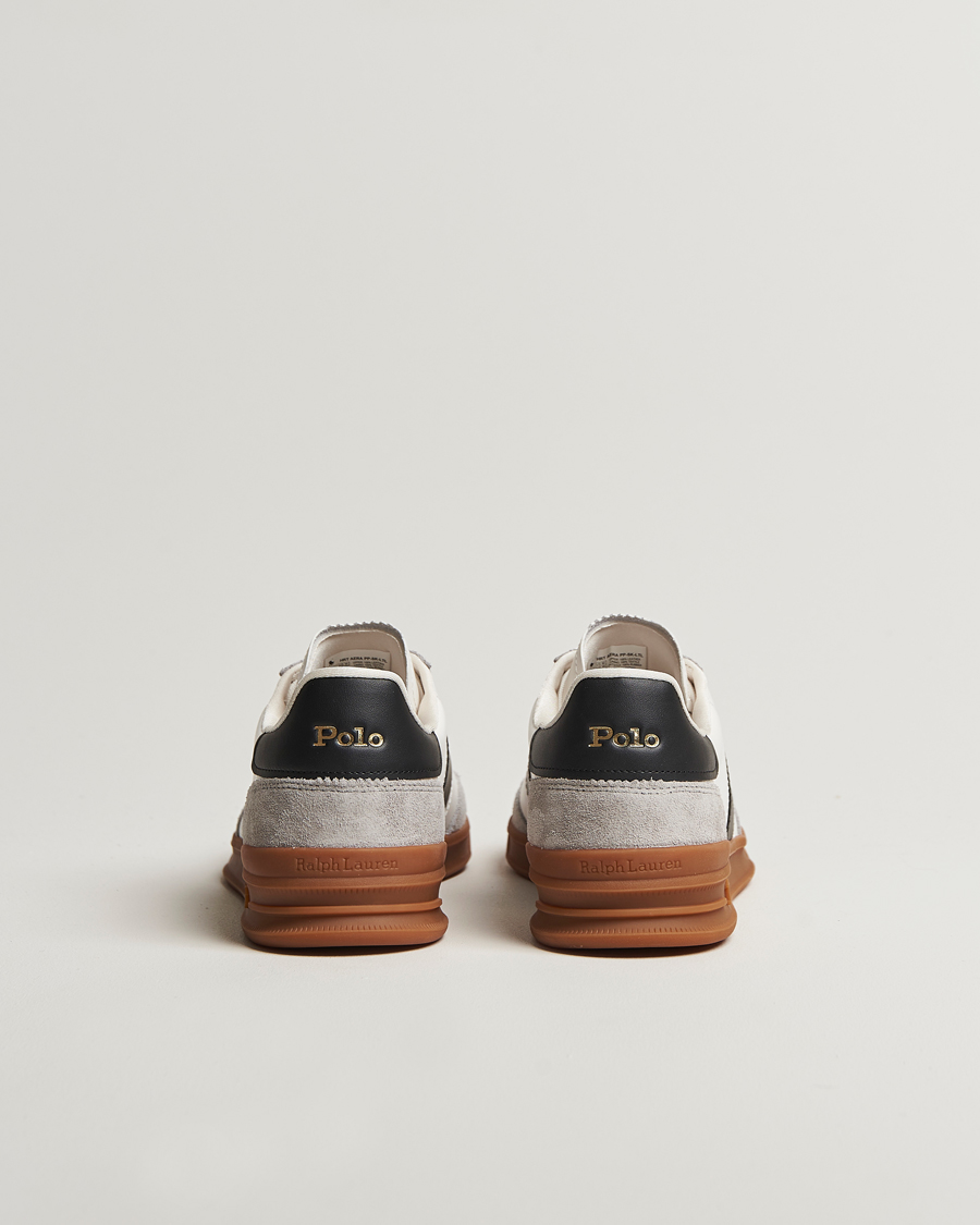 Men | Sneakers | Polo Ralph Lauren | Aera Leather/Suede Sneaker White/Grey