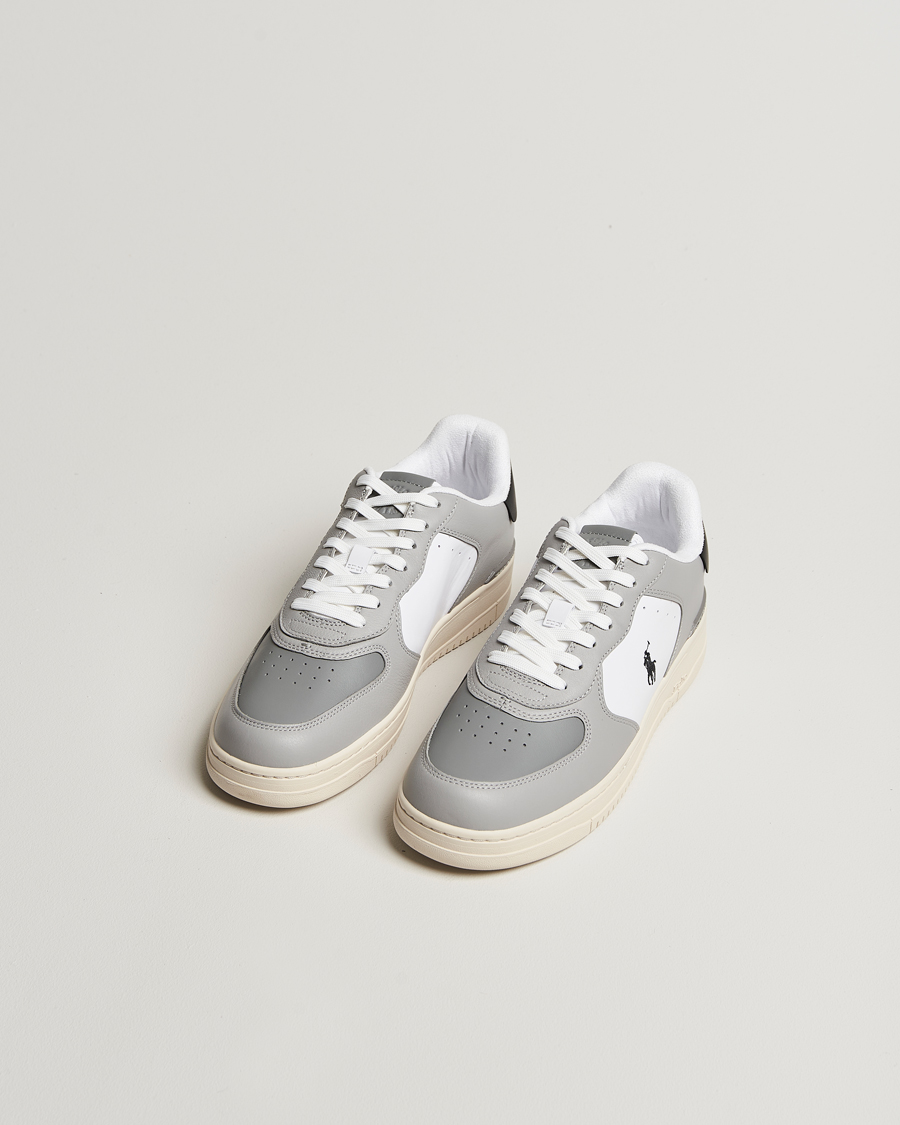 Men | Sneakers | Polo Ralph Lauren | Masters Court Sneaker Tonal Channel Grey