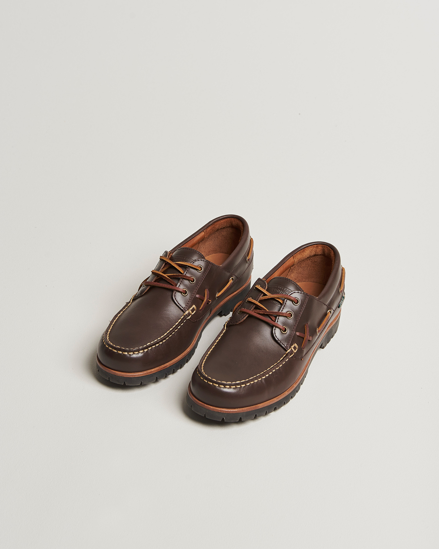 Men | Boat Shoes | Polo Ralph Lauren | Ranger Leather Boat Shoe Dark Brown