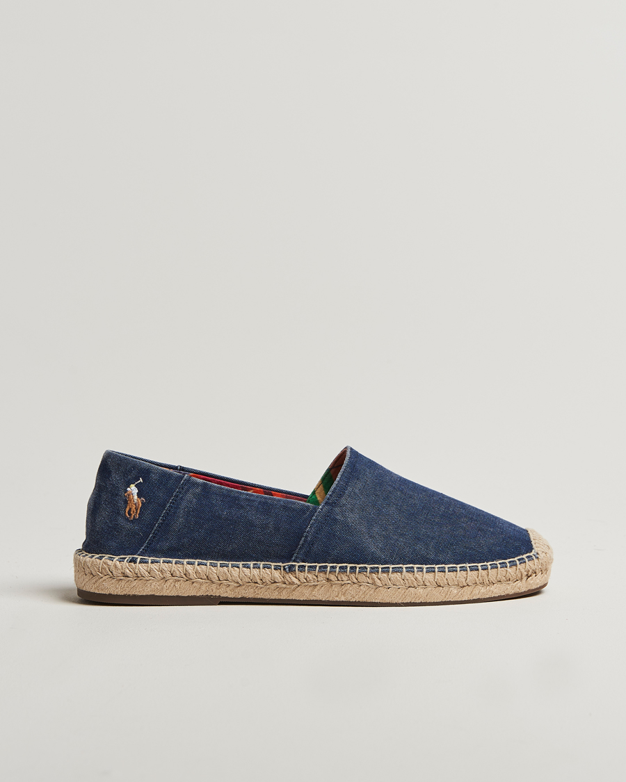 Men | Espadrilles | Polo Ralph Lauren | Cevio Washed Canvas Espadrilles Navy