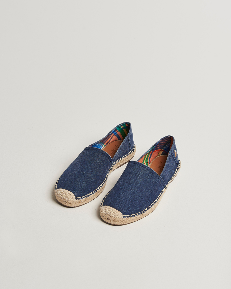 Men | Espadrilles | Polo Ralph Lauren | Cevio Washed Canvas Espadrilles Navy