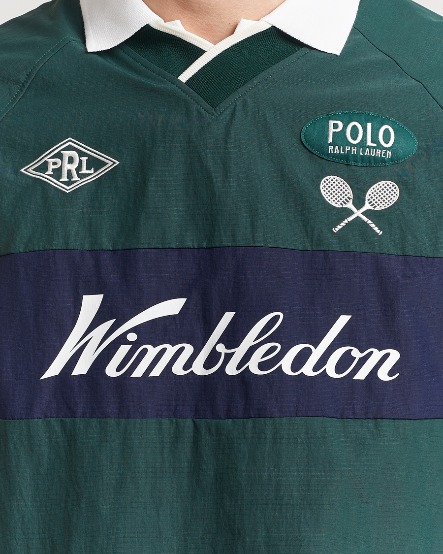 Men | Sweaters & Knitwear | Polo Ralph Lauren | Wimbledon Tennis Pullover Moss Agate/Refined Navy