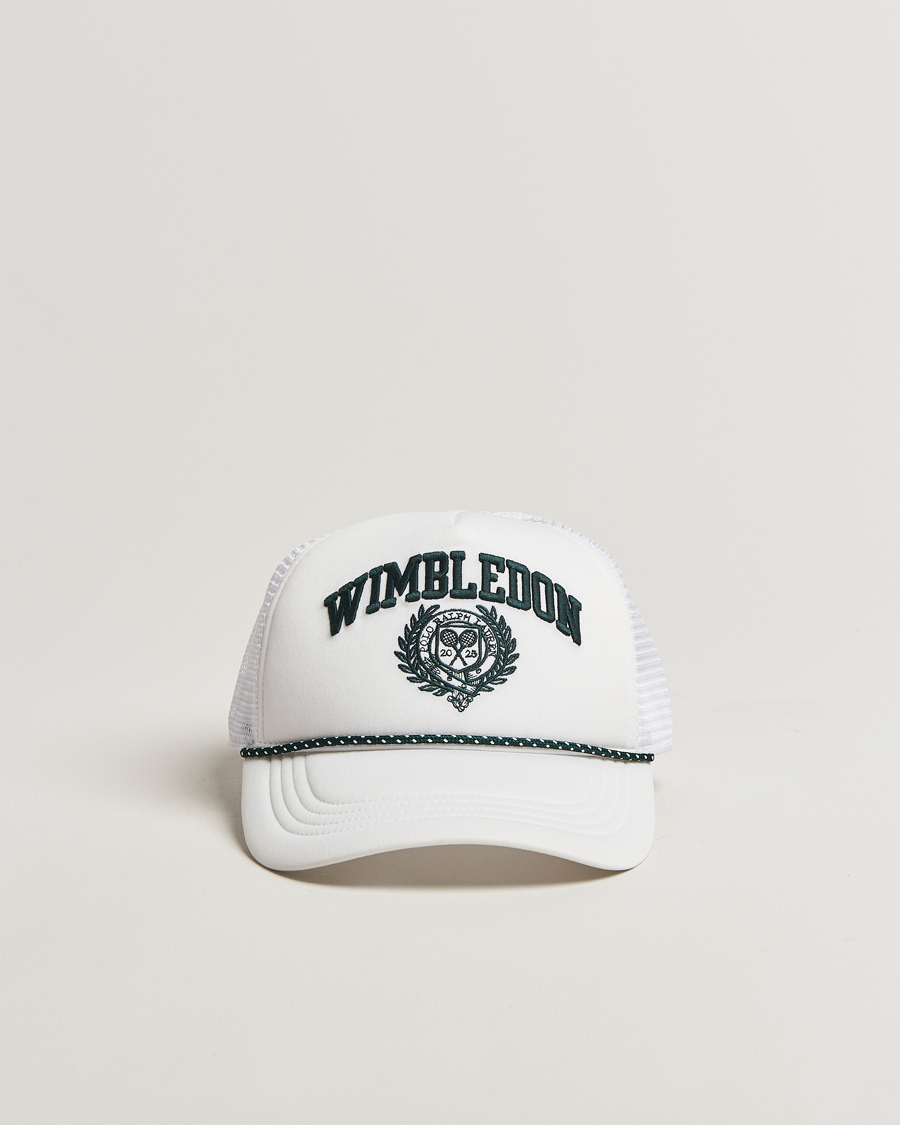 Men | Hats & Caps | Polo Ralph Lauren | Wimbledon Trucker Cap White