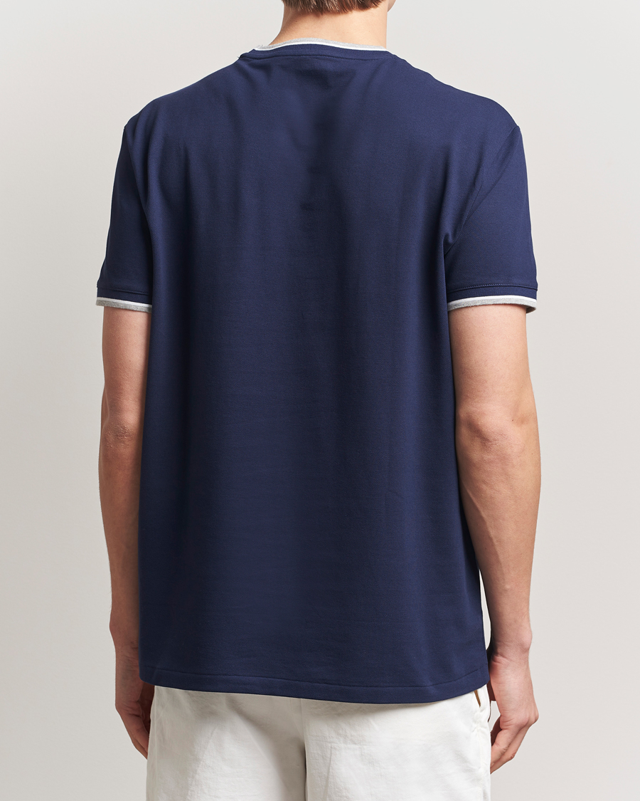Men | T-Shirts | Polo Ralph Lauren | Mesh Polo Tee Newport Navy