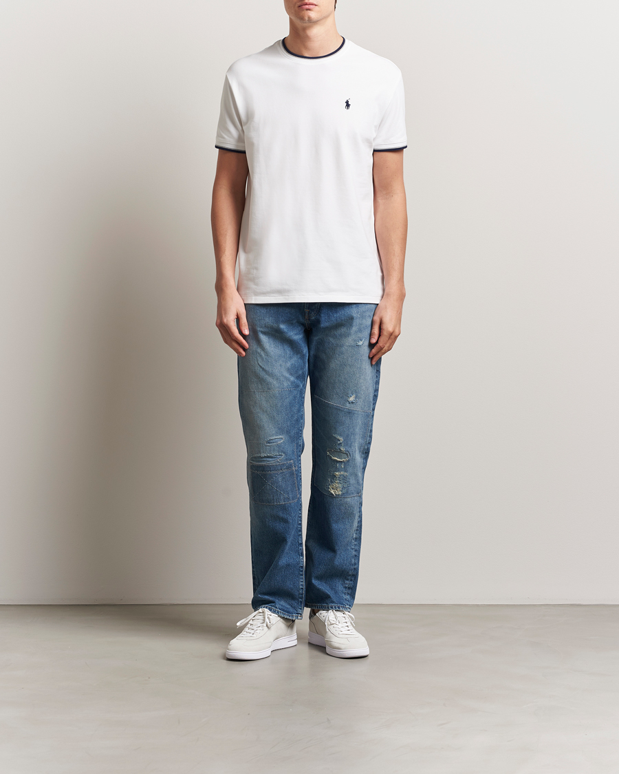 Men | T-Shirts | Polo Ralph Lauren | Mesh Polo Tee White