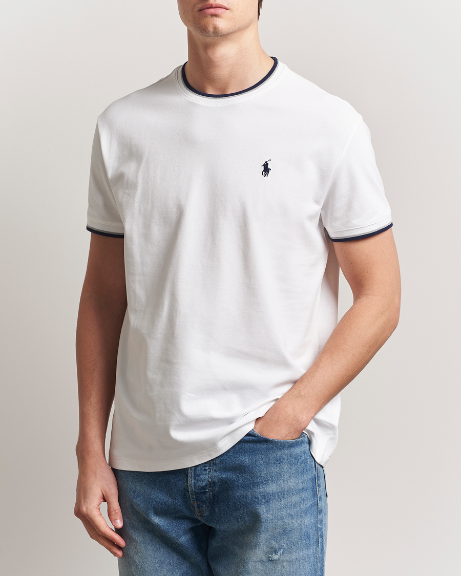 Men | T-Shirts | Polo Ralph Lauren | Mesh Polo Tee White