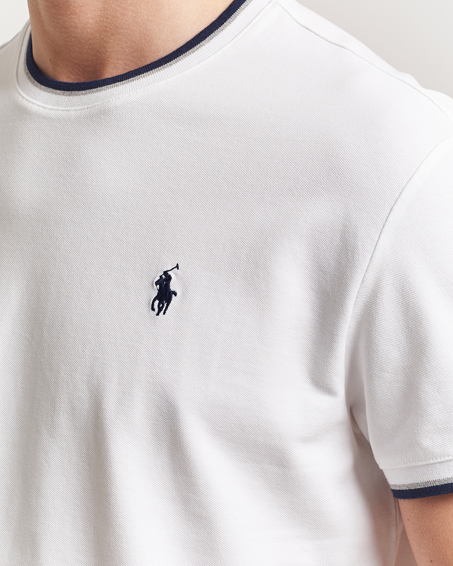 Men | T-Shirts | Polo Ralph Lauren | Mesh Polo Tee White