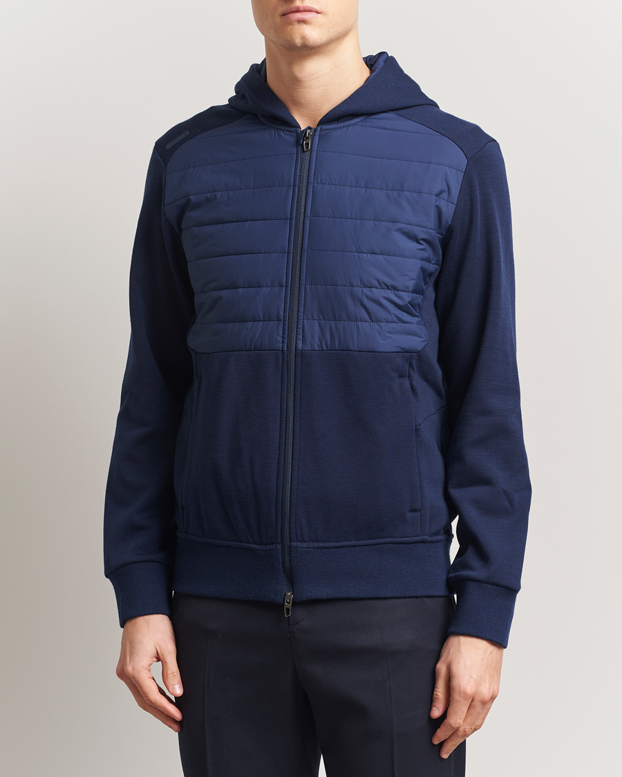 Men | Sweaters & Knitwear | RLX Ralph Lauren | Heavy Teach Wool Full Zip Pullover Refined Navy
