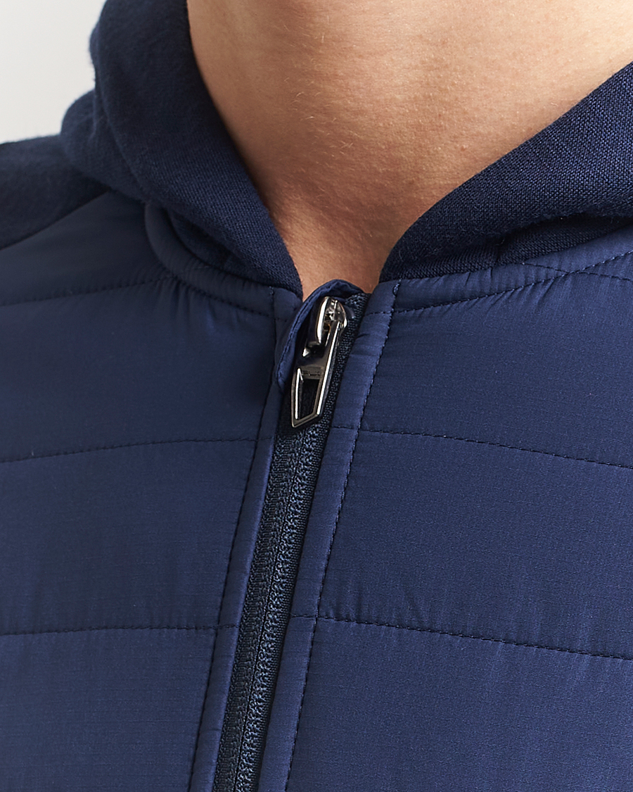 Men | Sweaters & Knitwear | RLX Ralph Lauren | Heavy Teach Wool Full Zip Pullover Refined Navy