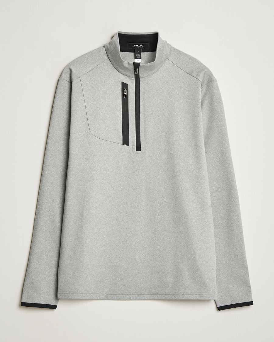 Men | Sweaters & Knitwear | RLX Ralph Lauren | New Lux Performance Half Zip Andover Heather
