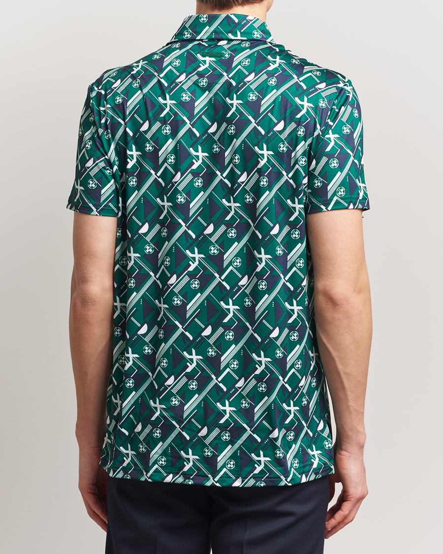 Men | Polo Shirts | RLX Ralph Lauren | Airflow Active Polo Kelly Green/Action Graphic
