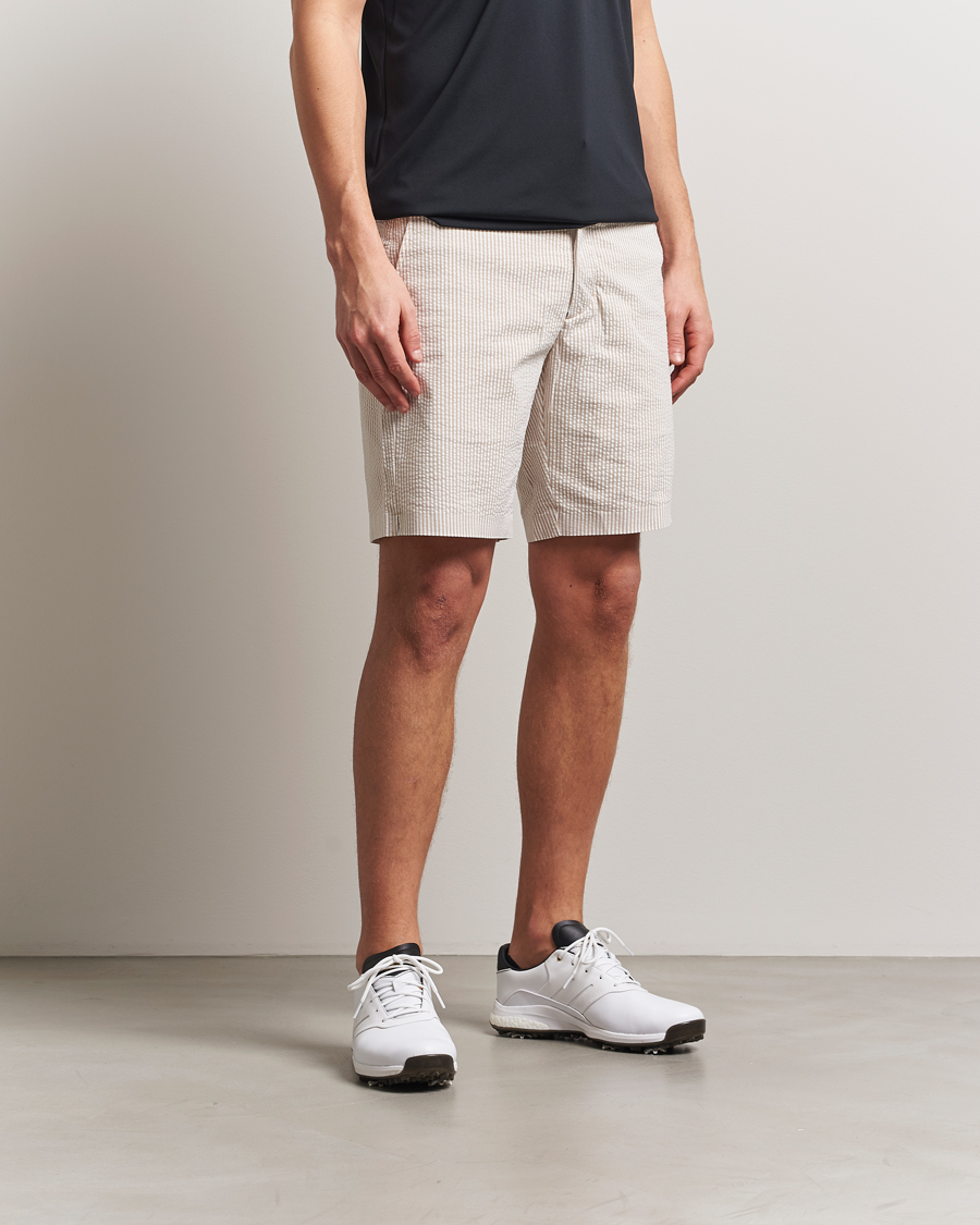 Men | Shorts | RLX Ralph Lauren | Seersucker Shorts Classic Khaki/Ceramic White
