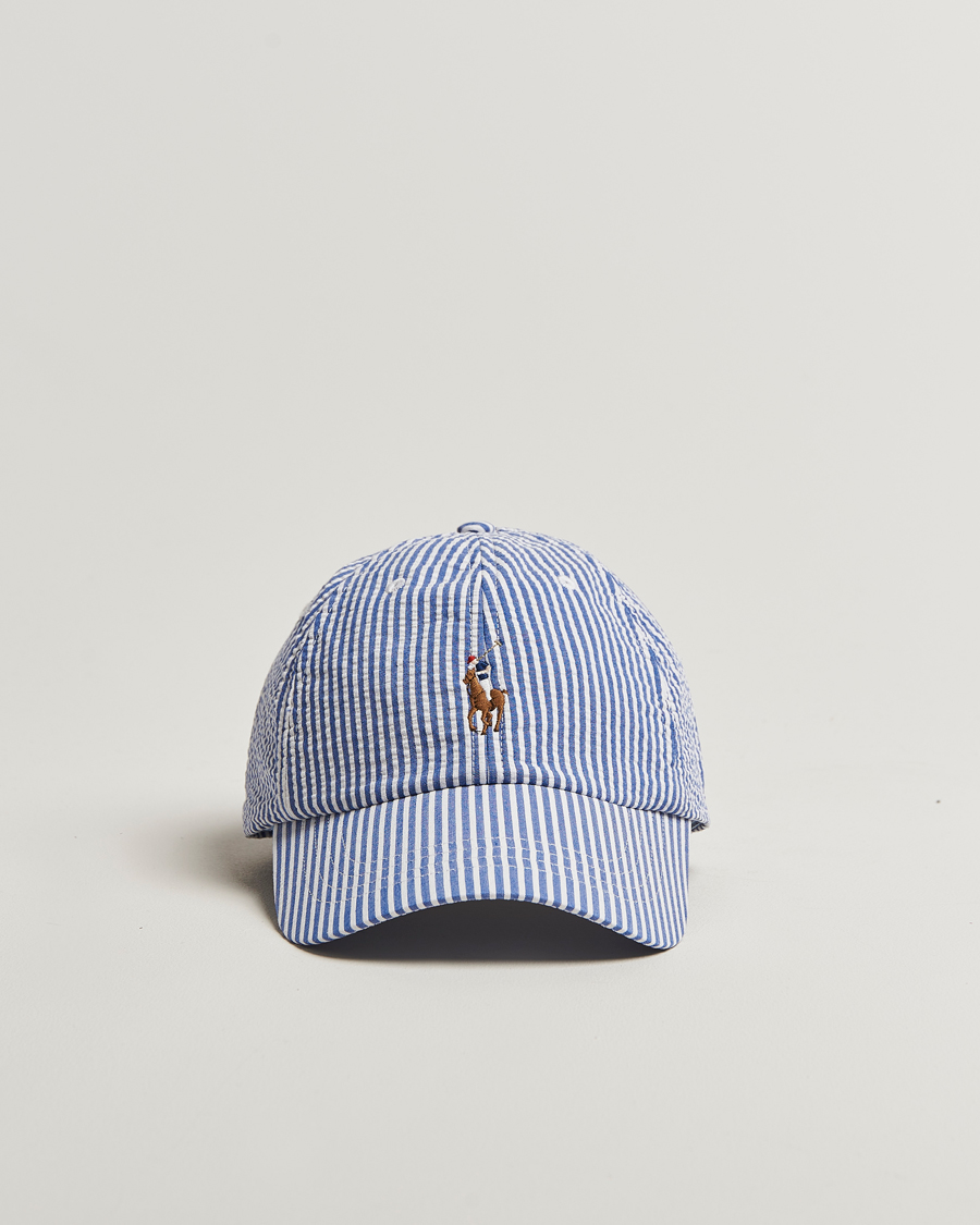 Men | Hats & Caps | Polo Ralph Lauren | Seersucker Cap Cruise Royal