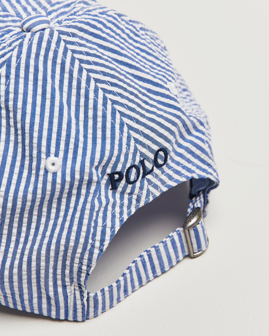 Men | Hats & Caps | Polo Ralph Lauren | Seersucker Cap Cruise Royal