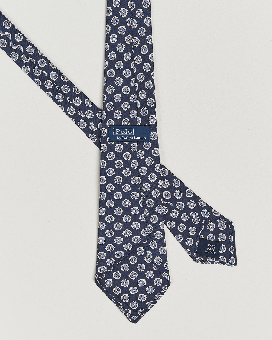Men | Ties | Polo Ralph Lauren | Vintage Archive Neats Tie Navy