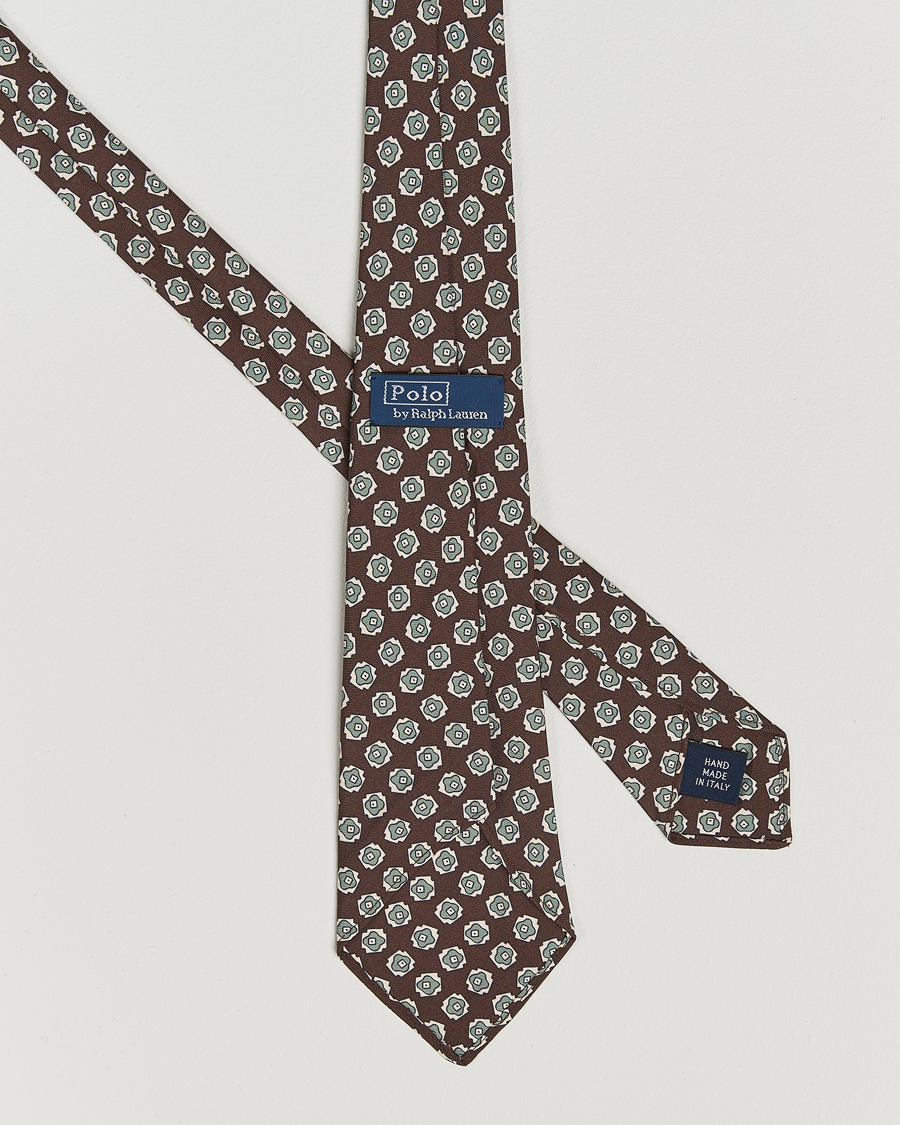 Men | Ties | Polo Ralph Lauren | Vintage Archive Neats Tie Brown