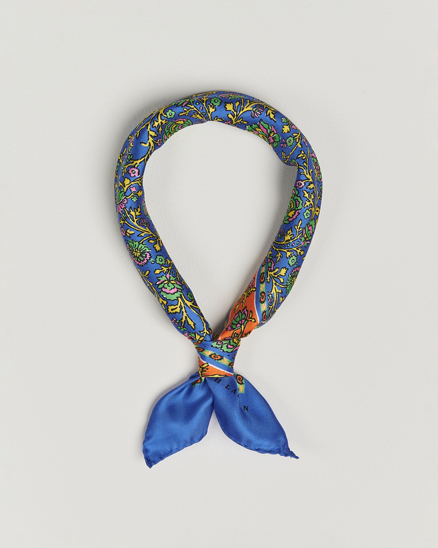 Men | Dress Scarves | Polo Ralph Lauren | Floral Bandana Blue