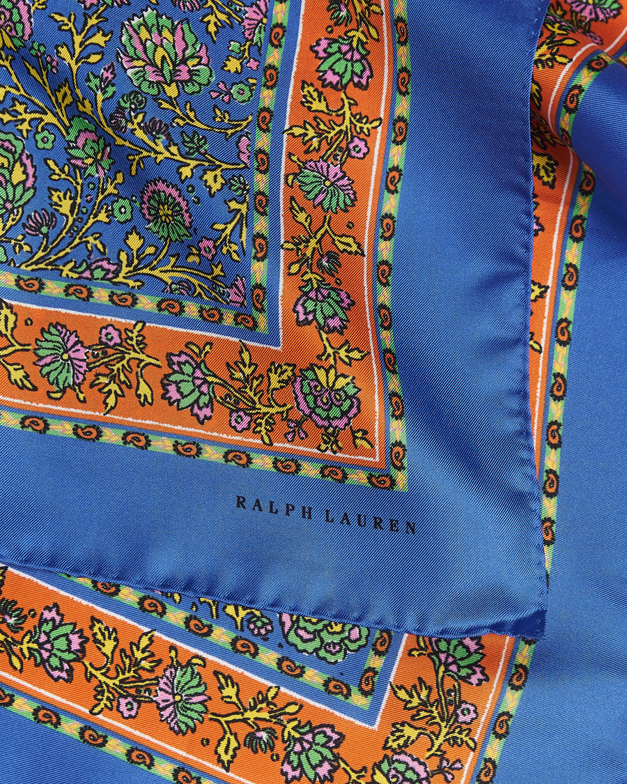 Men | Dress Scarves | Polo Ralph Lauren | Floral Bandana Blue