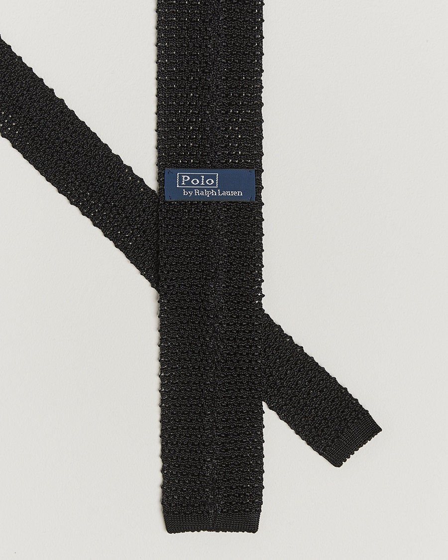 Men | Ties | Polo Ralph Lauren | Knitted Tie Black