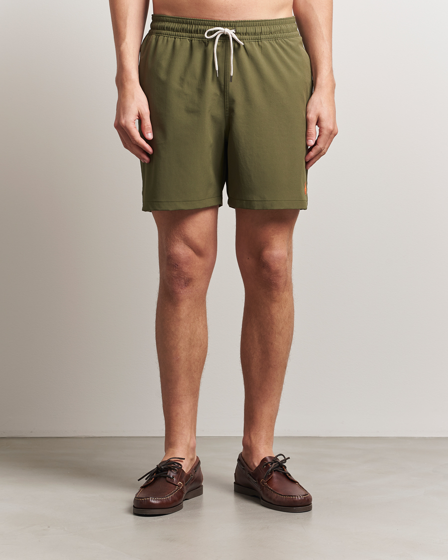 Men | Swimwear | Polo Ralph Lauren | Recycled Traveler Swimshorts New Olive