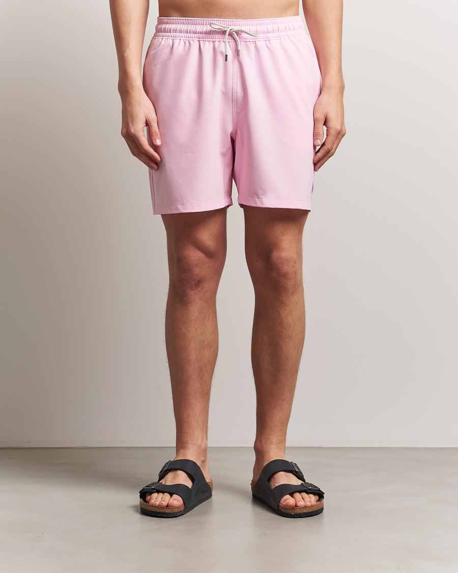 Men | Swimwear | Polo Ralph Lauren | Recycled Traveler Swimshorts Carmel Pink