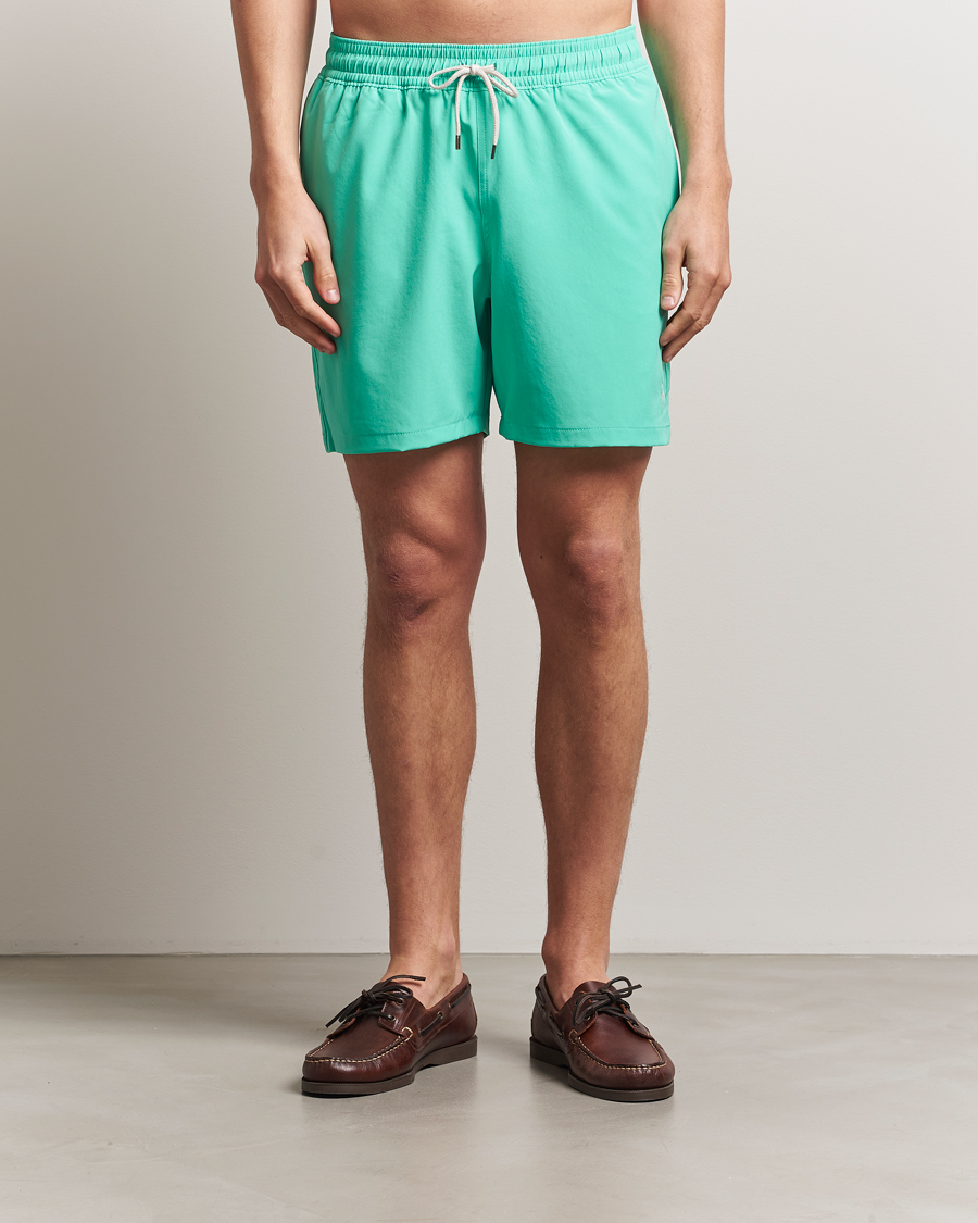 Men | Swimwear | Polo Ralph Lauren | Recycled Traveler Swimshorts Sunset Green