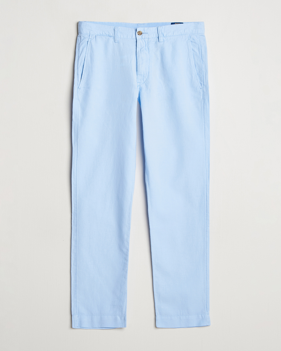 Men | Trousers | Polo Ralph Lauren | Cotton/Linen Bedford Chinos Office Blue