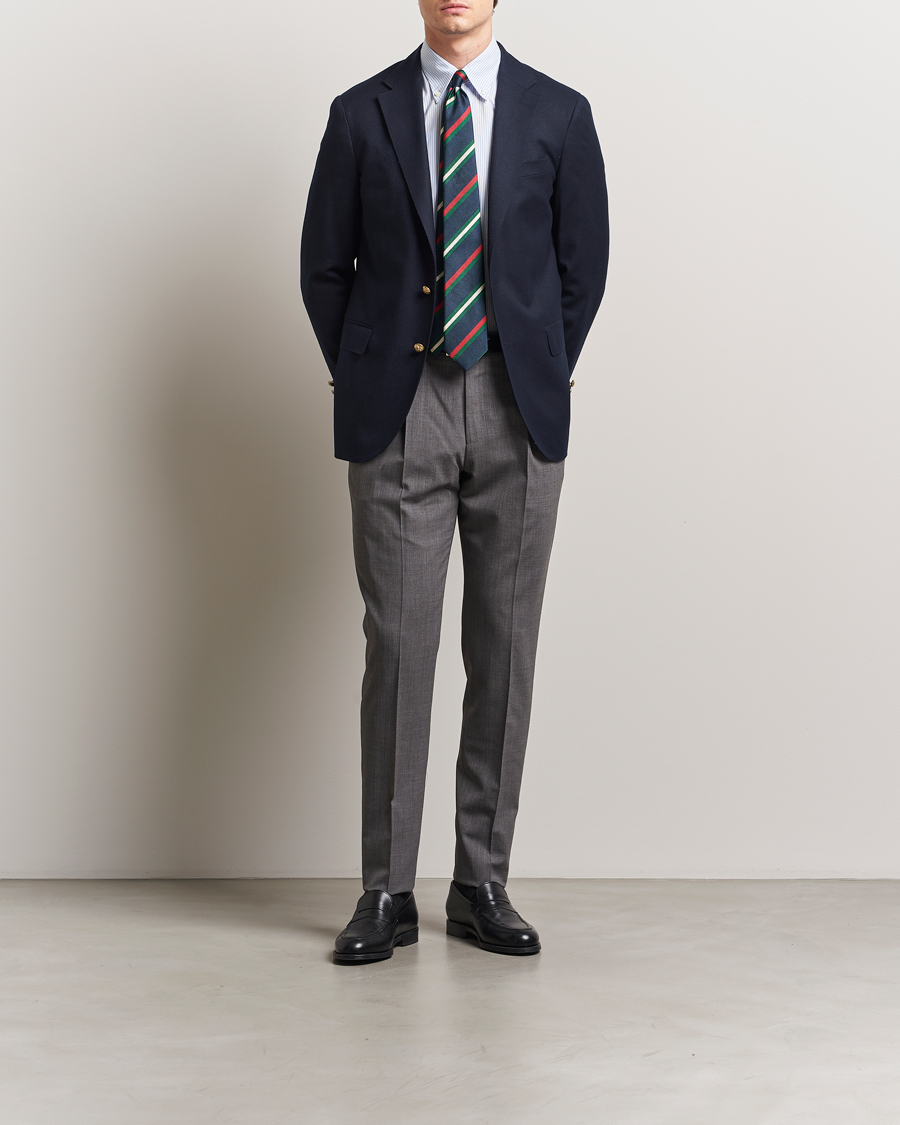 Men | Blazers | Polo Ralph Lauren | Wool Garbardine Blazer Navy